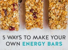 Five ways to make energy bars