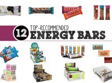 Top 12 bars per occasion (after exercise gluten free etc.)